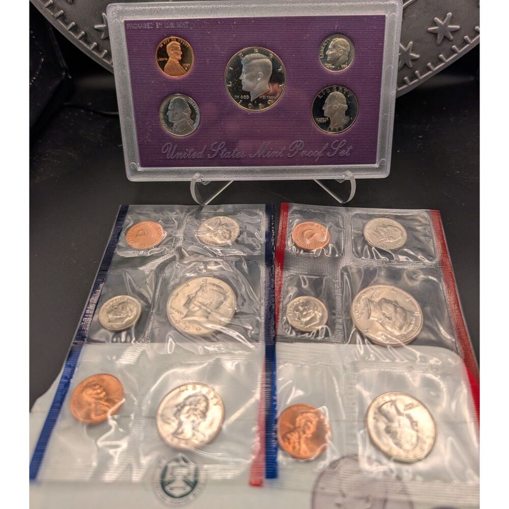1989 U.S. Mint Set + 1989 Proof Set • P‑D‑S • Original Packaging
